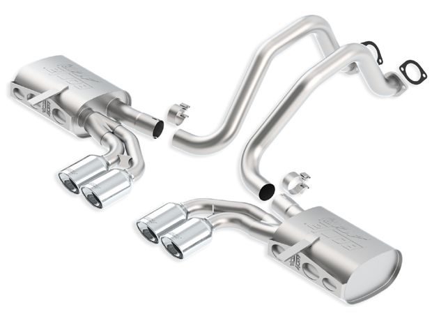 Borla Atak Cat Back Exhaust For 1997 2004 Chevy Corvette 5 7l C5 C5 Z06 140428 Parleys Muscle Performance