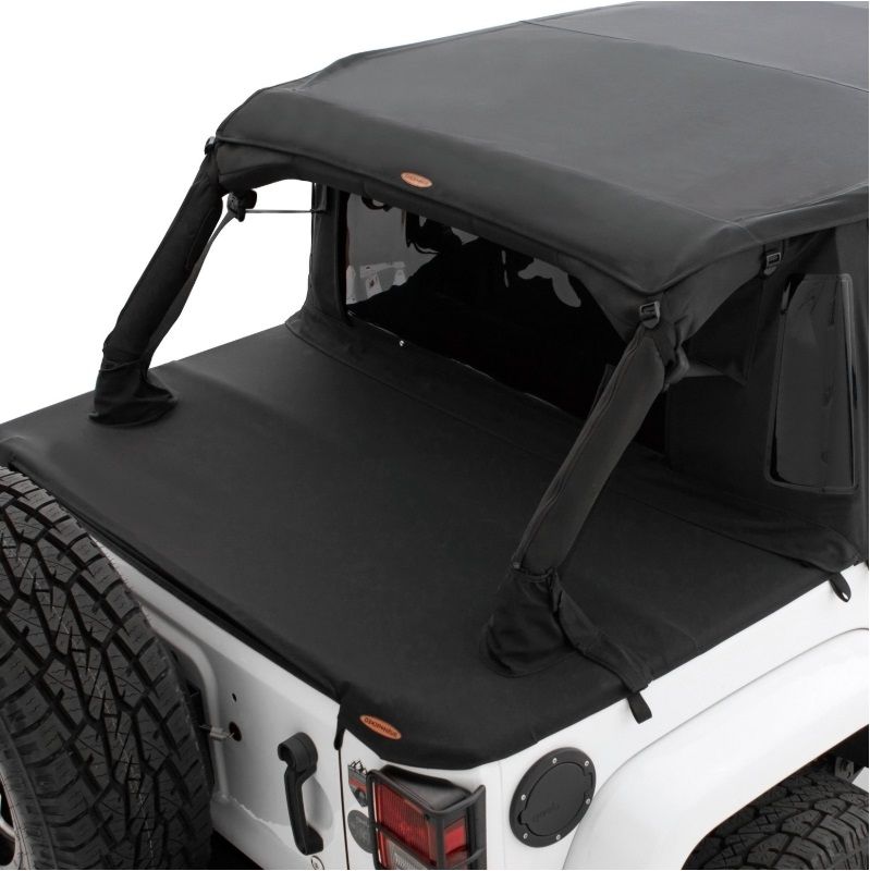 Bushwacker Flat Back Soft Top 2007-18 Jeep Wrangler JK 2-Dr