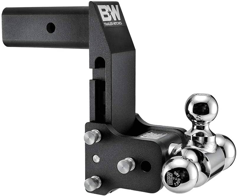 B&W TS20067BMP GM MultiPro Tow & Stow 2.5" Shank TriBall